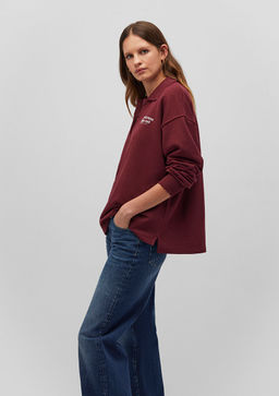 K?rm?z? Polo Tisort - Mavi фото 2