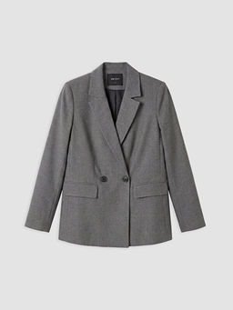Kruvaze Yaka Kad?n Blazer Ceket