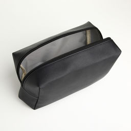 Косметичка женская на молнии, объёмная, чёрная - Simaland фото 3