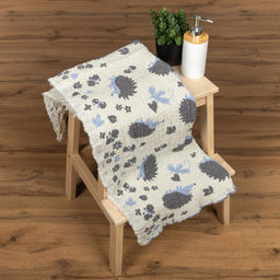 Полотенце 20С211-ШР/у. 130*60 "Ёжики" цв. 23 рис. 726