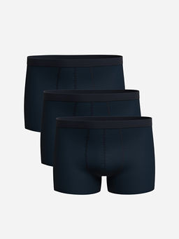 Standart Kal?p Pamuklu Esnek Erkek Boxer 3l?