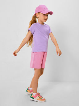 ACOOLA / Шорты детские для девочек Cherry неоновый розовый  фото 7