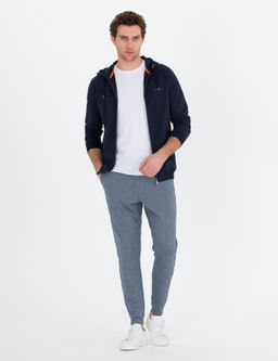 Новые облегающие спортивные штаны темно-синего цвета - Cacharel фото 3