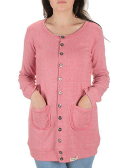 TA032 PINK Кардиган женский (100% хлопок)