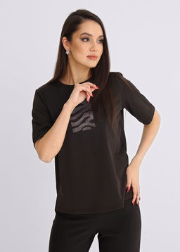 146394/121э_п Джемпер женский (ЧЗ)