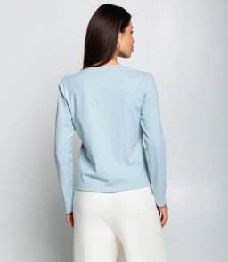 Лонгслив #КТ8923 (3), голубой - Dommod фото 3