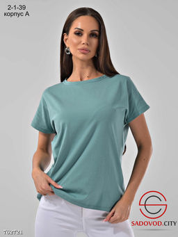 Базовая женская футболка свободного кроя - Bruno фото 5