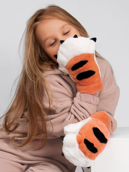 Варежки детские меховые Kim Lin