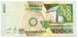 1000 лек 2001 года Албания