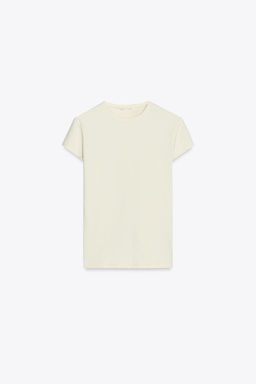 SLIM FIT SHORT SLEEVE T-SHIRT - Zara фото 11