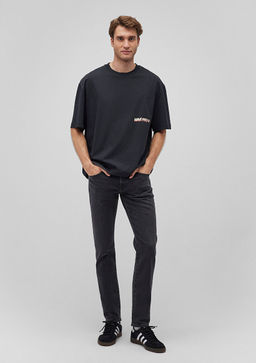 Jake Pro Sport Koyu Gri Jean Pantolon