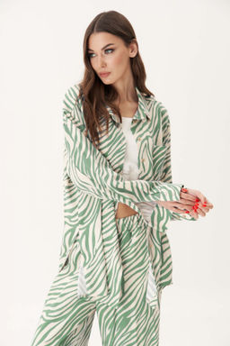 Костюм брючный 4805 зеленый - Fantazia mod фото 2