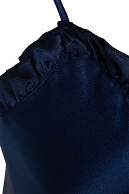 Trendyolmilla Lacivert F?rf?rl? Ip Ask?l? Saten Sortlu Dokuma Pijama Tak?m? THMSS22PT0274  фото 20