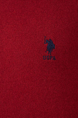 Erkek Bordo Basic Kazak