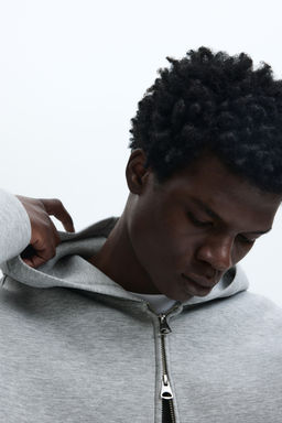 Chaqueta sudadera efecto neopreno Loose Fit - H&m фото 9