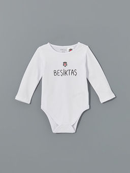 Be?ikta? Bask?l? Erkek Bebek ??t??tl? Body ve Pantolon 2li