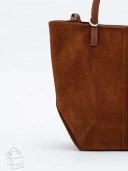 Сумка женская кожаная 2403YF brown Polina&Eiterou