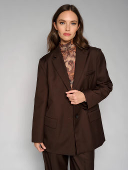 Пиджак женский 12411-34011 d.brown - Eleganzza фото 4