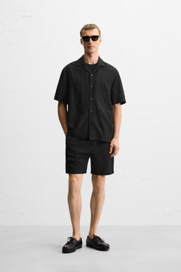 GEOMETRIC JACQUARD BERMUDA SHORTS - Zara фото 11