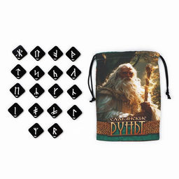 Руны гадальные Славянские руны, 18 рун, мешочек - Лас Играс фото 2