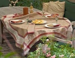Скатерть Премиум Волга 140*140 см. п/лен