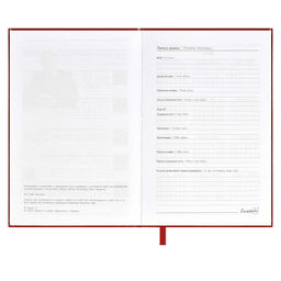 Ежедневник датированный 2024 ESCALADA, А5, 176 л., арт. 63745/ 15 САРИФ-ЭКОНОМ КРАСНЫЙ  фото 4