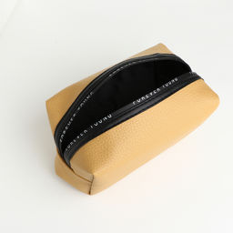 Косметичка на молнии о объёмная, маленькая, горчичная - Simaland фото 3