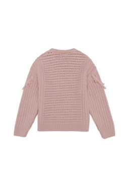 Вязаный свитер лосося для девочки - U.s. polo assn фото 5