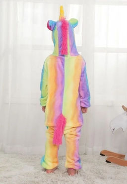 Пижама кигуруми радужный Единорог (детская)