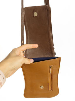Сумка натуральная кожа через плечо №1115/10 - Ганг фото 5