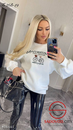 Свитшот на флисе женский - Bruno фото 3