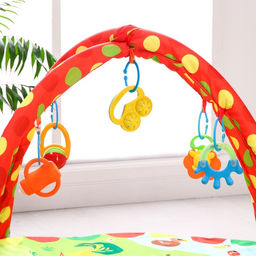 Развивающий коврик с дугами Домашние зверята, 85х85 см, Крошка Я  фото 3