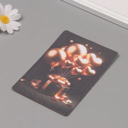 Цена за 2 шт. Открытка для выращивания «Арт Узор. Вырасти сам. Шарики» с семенами, 10×15 см