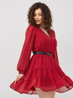 Платье Трэвис (рубиновый) - Nadi bordo фото 15