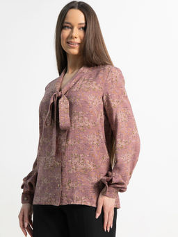 Рубашка с бантом Рузанна - Lt collection фото 15