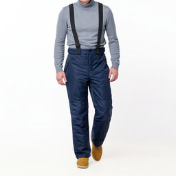 RODOS Полукомбинезон мужской зима М-302 Синий