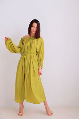 Martichelli Платье в цвете лайм фото 3