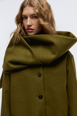 Abrigo con cuello tipo bufanda - H&m фото 2