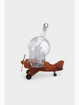 Мини-бар Самолет, 850 мл, на подставке, стекло