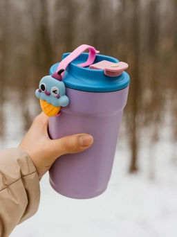 Термокружка Funny face, purple (500 мл)