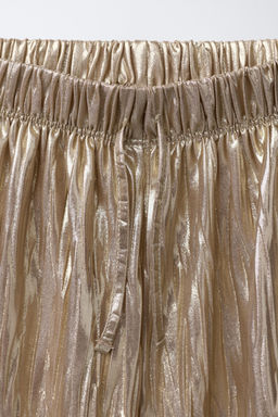 METALLIC SAROUEL TROUSERS - Zara фото 3