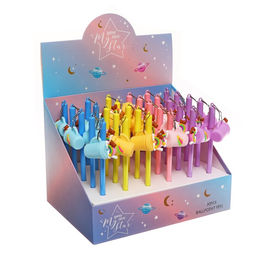 Цена за 15 шт. Ручка - прикол гелевая Calligrata «Коктейль», МИКС