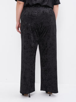 Бархатный костюм KO42911BLK01