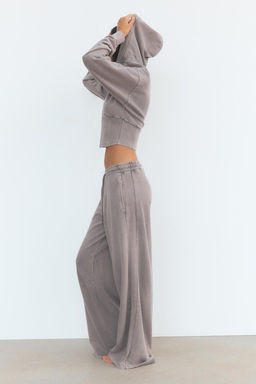 JEWELLED WASHED-EFFECT SWEATSHIRT - Zara фото 3