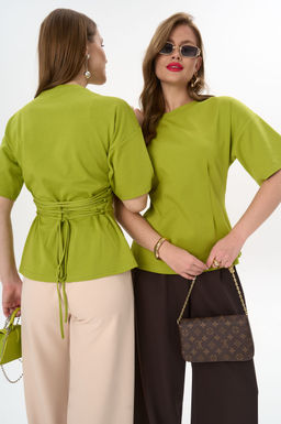 Футболка Джин (лайм) - Эльза фото 3