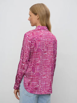 Рубашка с принтом B2875/swiri - Emka фото 4