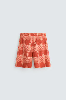 OTIS KWAME KYE QUAICOE PRINTED LONG SWIMMING TRUNKS - Zara фото 16