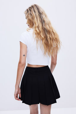 Camiseta cropped con detalles decorativos - H&m фото 3