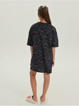 Платье домашнее Принт Графит девочка - София фото 7