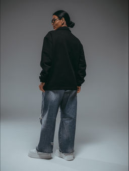 Брамея свитшот женский (черный) - Lovetex фото 5